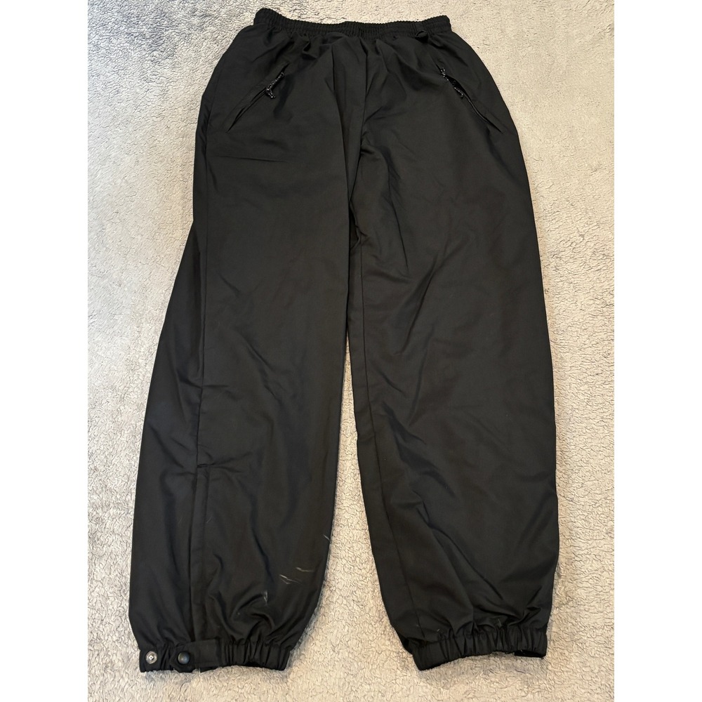 Early Winters Vintage Black Nylon Outdoor Hiking Pants Womens Large XL8110